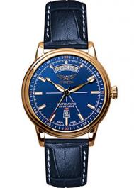 Швейцарские наручные  мужские часы  V.3.20.2.225.4. Коллекция Douglas Day-Date Aviator