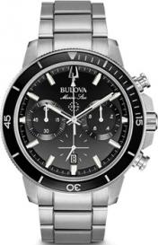 Японские наручные  мужские часы  96B272. Коллекция Marine Star Bulova