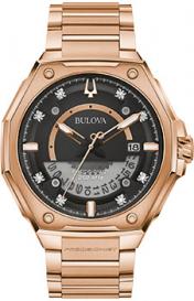Японские наручные  мужские часы  97D129. Коллекция Precisionist Bulova