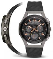 Японские наручные  мужские часы  98A162. Коллекция CURV Bulova