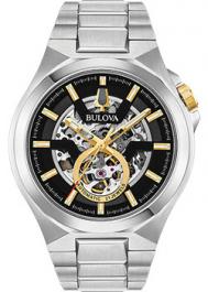 Японские наручные  мужские часы  98A224. Коллекция Maquina Bulova