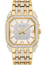 Японские наручные  мужские часы  98A295. Коллекция Crystal Octava Bulova
