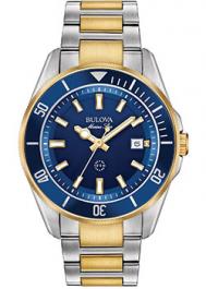Японские наручные  мужские часы  98B334. Коллекция Marine Star Bulova