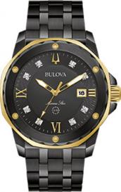 Японские наручные  мужские часы  98D176. Коллекция Marine Star Bulova