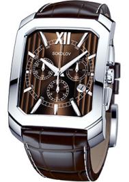 fashion наручные  мужские часы  144.30.00.000.04.02.3. Коллекция Gran Turismo Sokolov