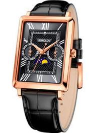 fashion наручные  мужские часы  233.01.00.000.02.01.3. Коллекция Credo Sokolov