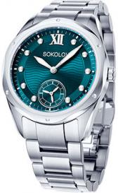 fashion наручные  женские часы  323.71.00.000.02.01.2. Коллекция My world Sokolov