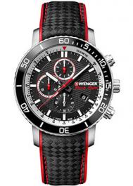 Швейцарские наручные  мужские часы  01.1843.105. Коллекция Roadster Black Night Chrono Wenger