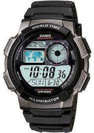 Японские наручные  мужские часы  AE-1000W-1B. Коллекция Digital Casio
