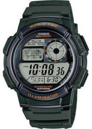 Японские наручные  мужские часы  AE-1000W-3A. Коллекция Digital Casio
