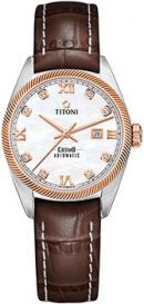 Швейцарские наручные  женские часы  818-SRG-ST-652. Коллекция Cosmo Titoni