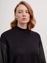 Блуза с рукавами из экокожи 3XL(54) Lalis