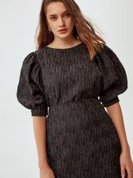 Блуза с фактурой клоке объемная 4XL(56) Lalis