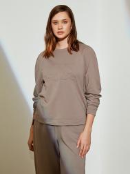 Свитшот с лампасами серый 4XL(56) Lalis