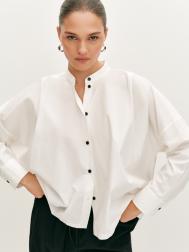Блуза с контрастными пуговицами 3XL(54) Lalis