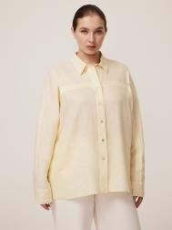 Блуза рубашечного кроя изо льна 4XL(56) Lalis