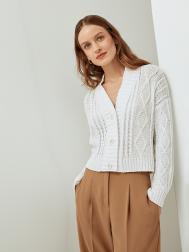 Кардиган короткий фактурной вязки XL(50) Elis