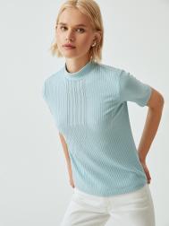 Футболка в рубчик с монилью XL(50) Elis