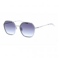 Солнцезащитные очки , шестиугольные, оправа: металл, градиентные, серебряный Tommy Hilfiger
