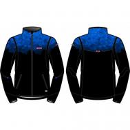 Куртка , размер XXL, черный, синий KV+