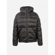 куртка  демисезонная, стеганая, размер 52(XL), черный Calvin Klein