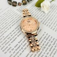 Наручные часы  Часы наручные женские цвета розовое золото, кварцевые классические водонепроницаемые в подарочной упаковке  NPW223, золотой, розовый NOPRINTS