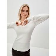 Пуловер , размер L-XL, белый Abby