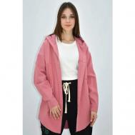 Джинсовая куртка  , размер one size, розовый, пыльная роза TANGO PLUS