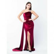 Платье , вечернее, размер M, бордовый EL-EZER