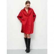 Платье , размер 42-48, красный MirrorStore