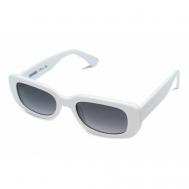 Солнцезащитные очки , овальные, оправа: пластик, градиентные, для женщин, белый EIGENGRAU