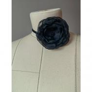 Чокер цветок пион роза из ткани на шею женский. Julia Batirova