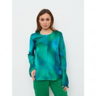 Блуза  , повседневный стиль, длинный рукав, размер 38 GER, зеленый Gerry Weber