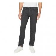 Брюки , размер 31/32, серый, черный Pepe Jeans