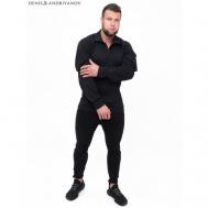 Рубашка , размер 50, черный Denis DA Andriyanov