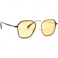 Солнцезащитные очки , кошачий глаз, с защитой от УФ, для женщин, золотой Kaizi