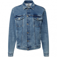 Джинсовая куртка , демисезон/лето, силуэт прямой, карманы, размер XXL, синий s.Oliver