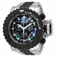 Наручные часы  Мужские Наручные Часы  Sea Hunter 33364 Циферблат из Ракушки Абалон, серебряный, черный INVICTA