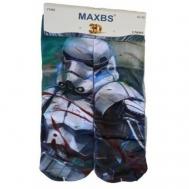 Мужские носки , 2 пары, размер универсальный, мультиколор, белый MAXBS