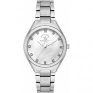 Наручные часы  Наручные часы  SB.1.10487-1, белый, серебряный Santa Barbara Polo & Racquet Club