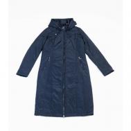 куртка  , демисезон/зима, средней длины, силуэт прямой, размер 44, синий COP.COPINE