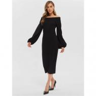 Платье , размер 44-46, черный "Yolka_Dress"