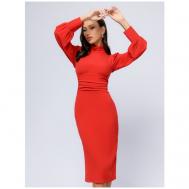 Платье , вечернее, миди, размер 40, красный 1001dress