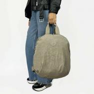 Рюкзак , текстиль, вмещает А4, внутренний карман, регулируемый ремень, бежевый Bobo