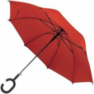 Зонт-трость , полуавтомат, для женщин, красный molti