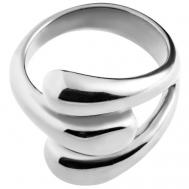 Кольцо , нержавеющая сталь, родирование, размер 19, мультиколор Kalinka modern story