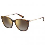 Солнцезащитные очки Levi's, круглые, для женщин, коричневый LEVI&apos;S