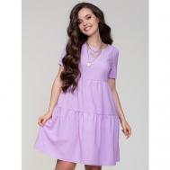 Платье , размер 58, фиолетовый With street