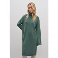 Платье , повседневное, вязаное, размер XL, зеленый Finn Flare