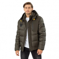 куртка  зимняя, силуэт прямой, стеганая, воздухопроницаемая, ультралегкая, утепленная, водонепроницаемая, ветрозащитная, размер 46, хаки NortFolk